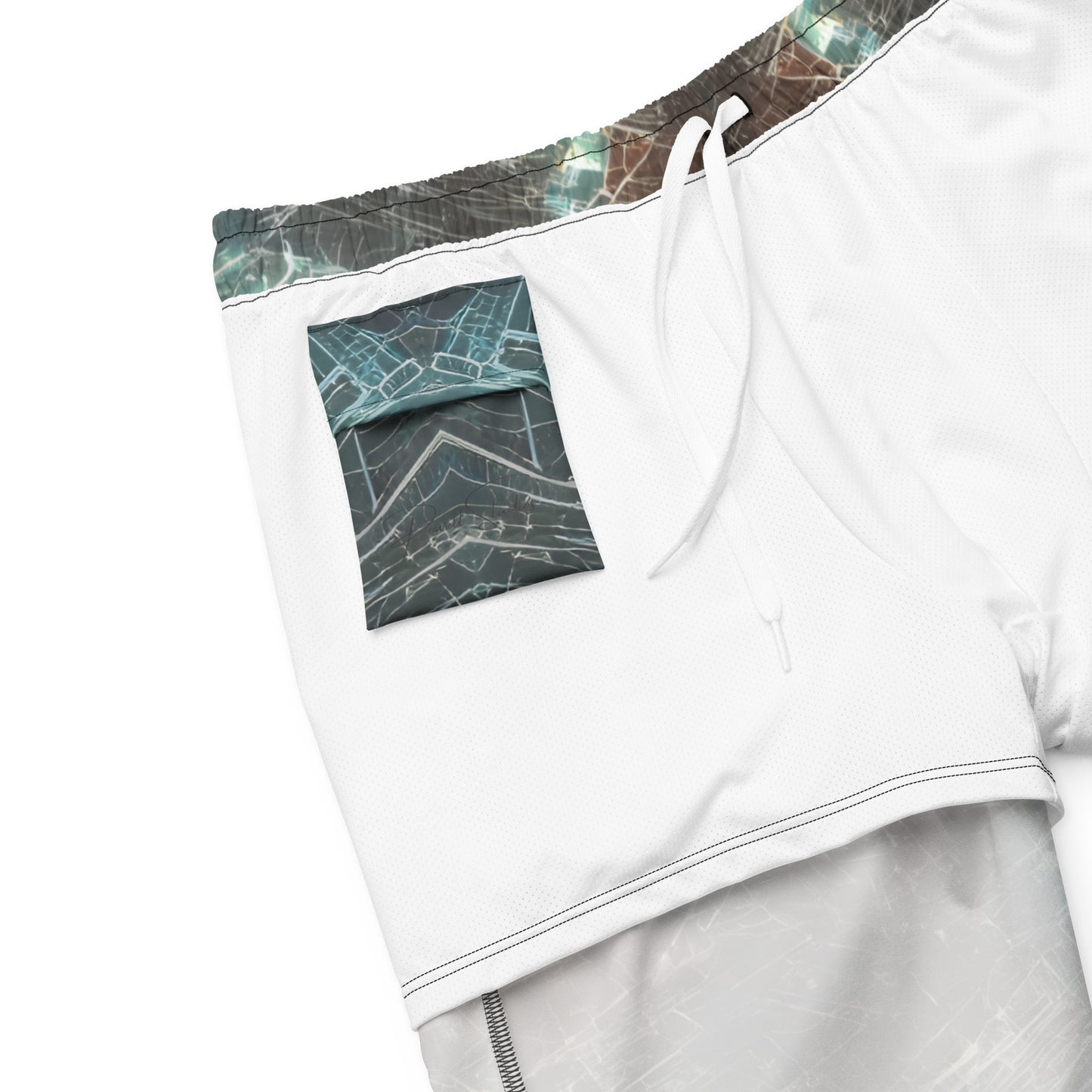 Alien Lights : Men's Recycled swim trunks