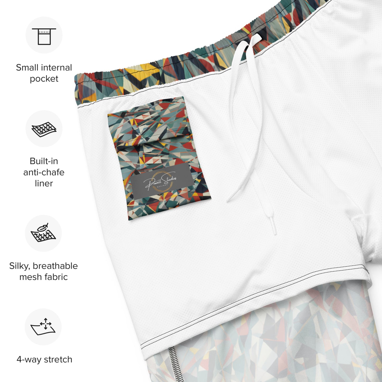 Watercolour Wasteland : Men's swim trunks