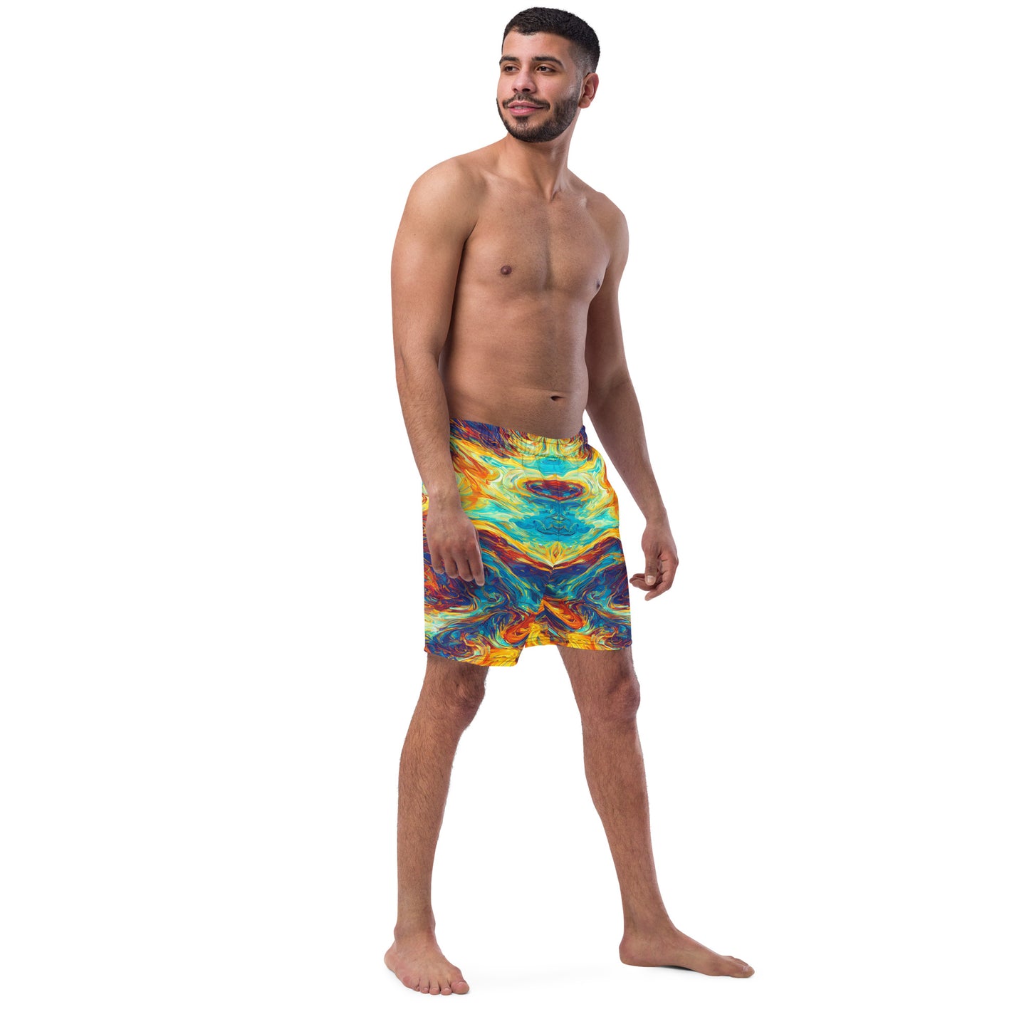Flaming Confusion : Men's swim trunks