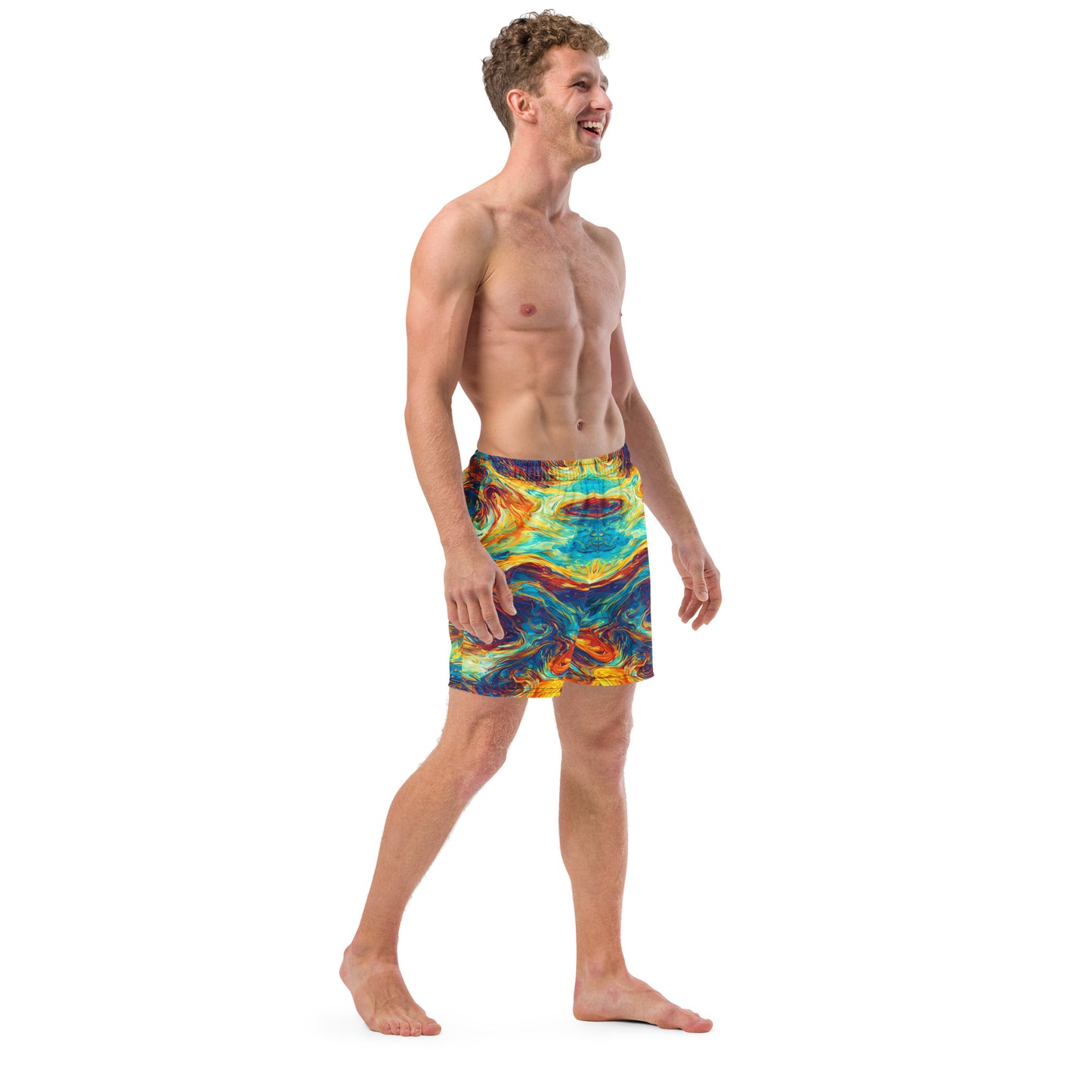 Flaming Confusion : Men's swim trunks