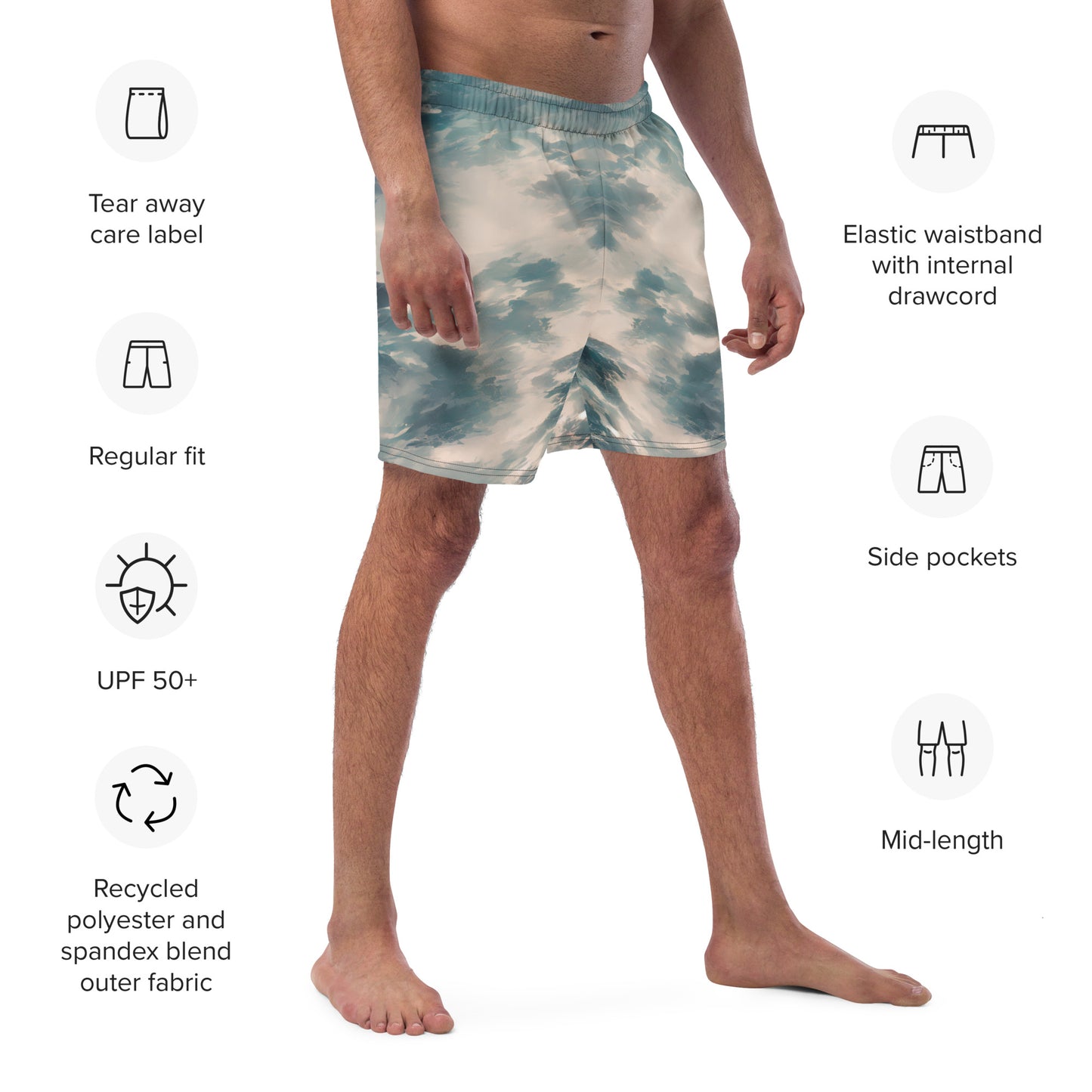 Smoky Mountains : Men's swim trunks