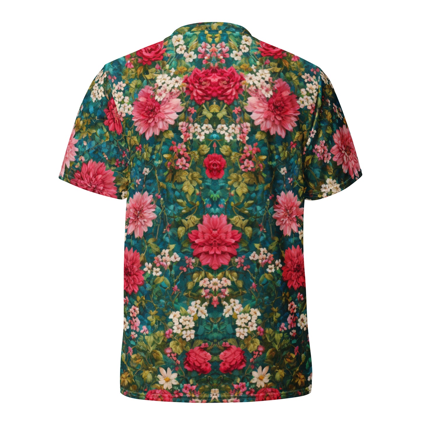 Floral Recycled unisex sports jersey