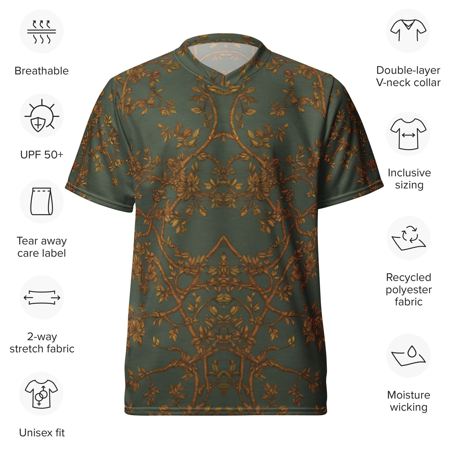 Recycled unisex sports jersey
