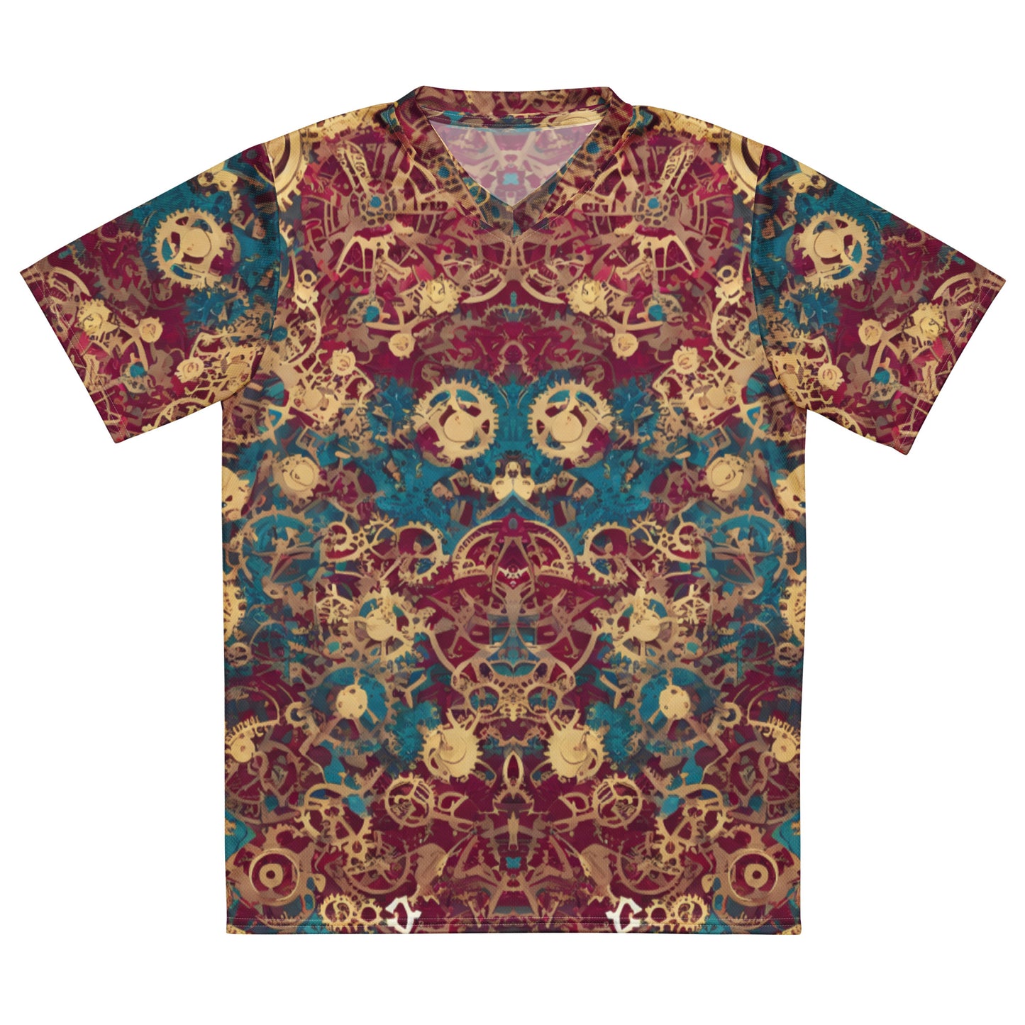 Retro Mechanic Recycled unisex sports jersey