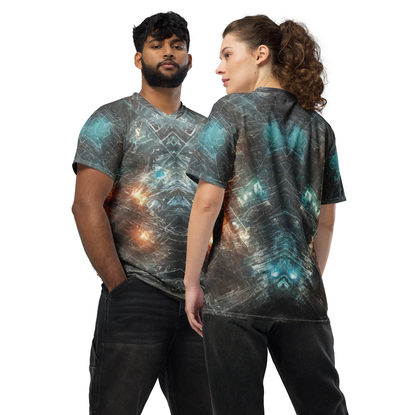 Recycled unisex sports jersey
