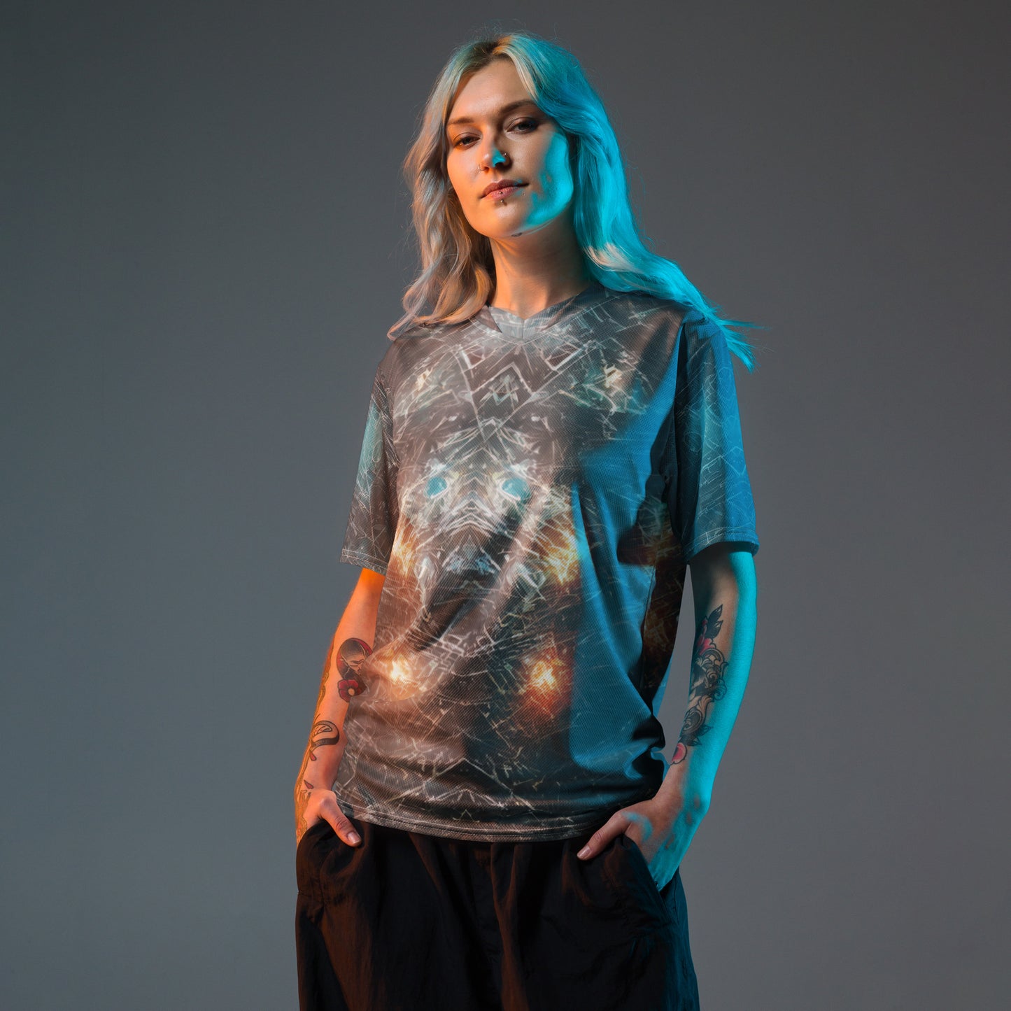 Recycled unisex sports jersey