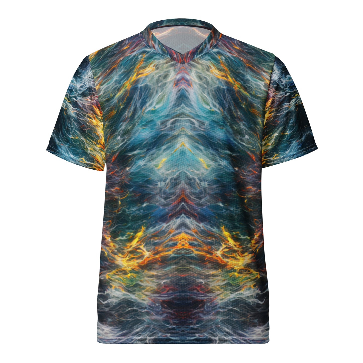 Distorted Universe : Recycled unisex sports jersey