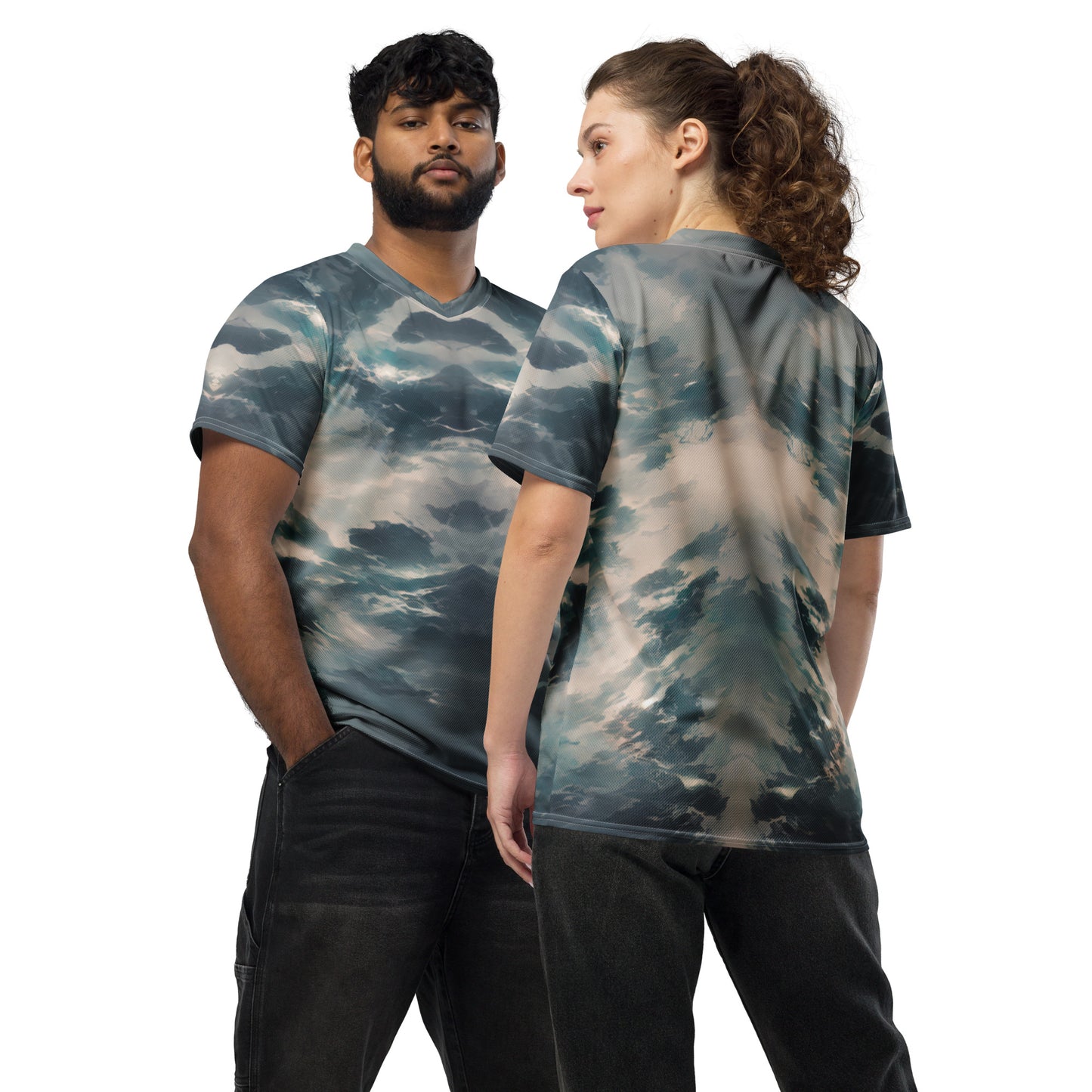 Smoky Mountain : Recycled unisex sports jersey