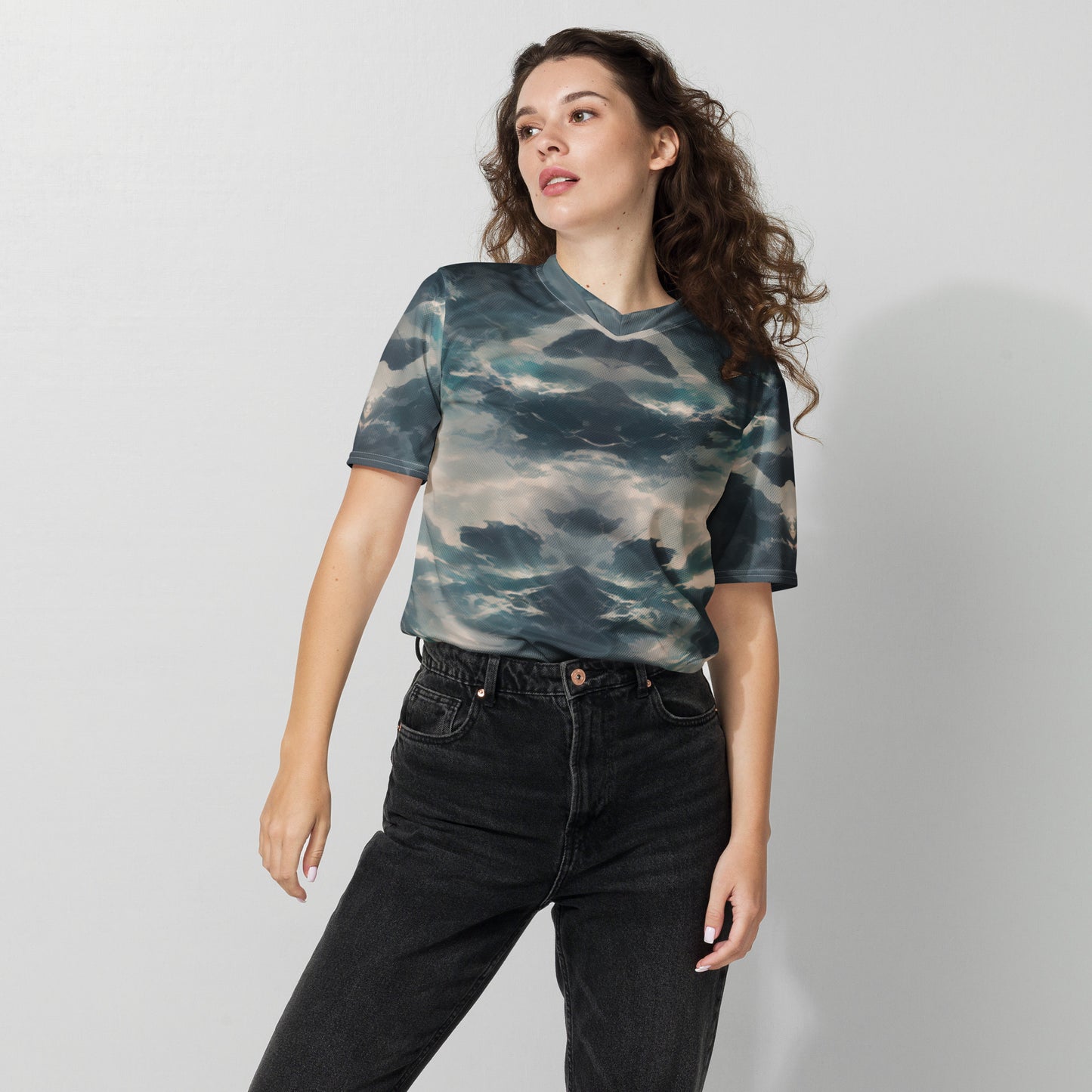 Smoky Mountain : Recycled unisex sports jersey