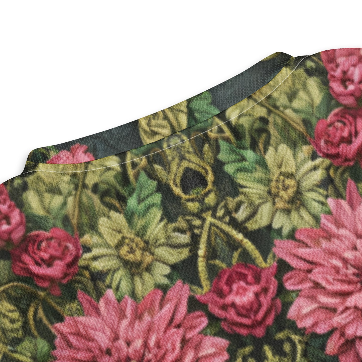 Vintage Floral Recycled unisex sports jersey