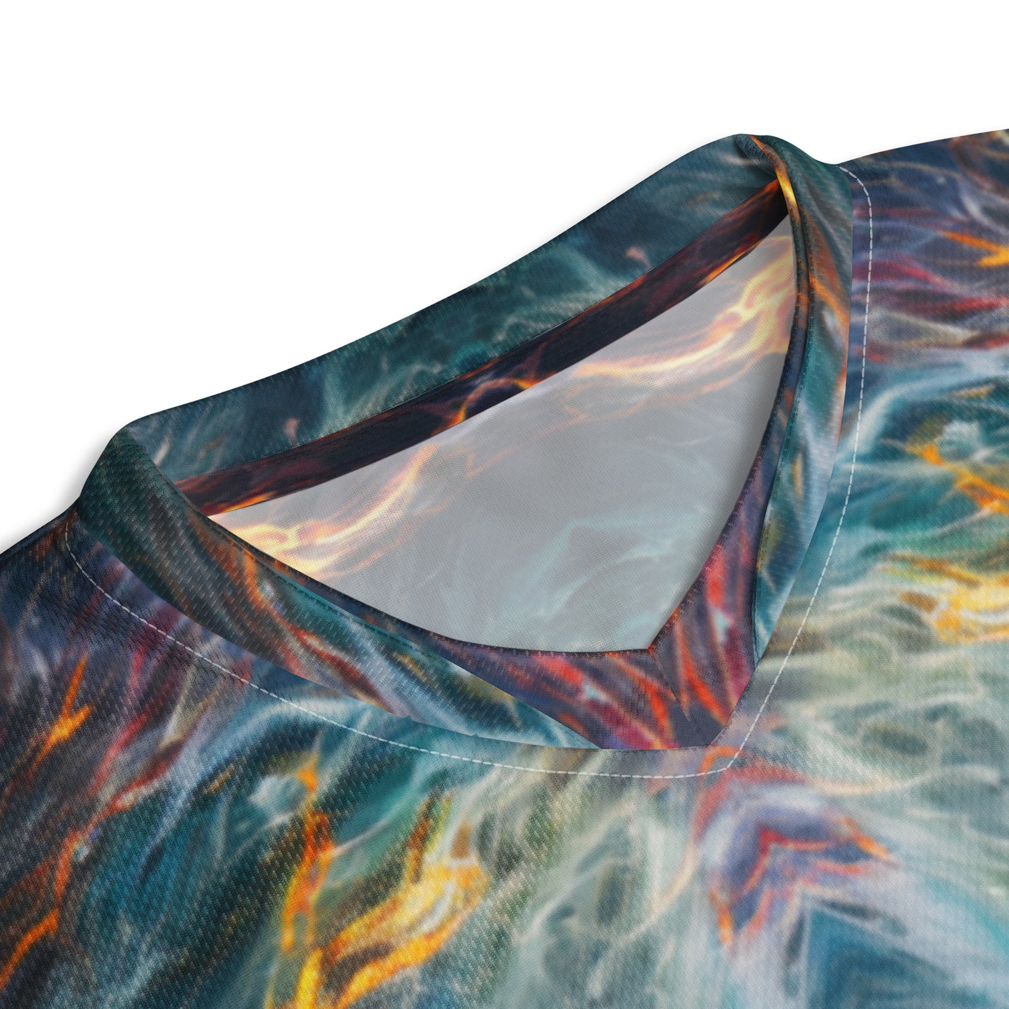 Distorted Universe : Recycled unisex sports jersey