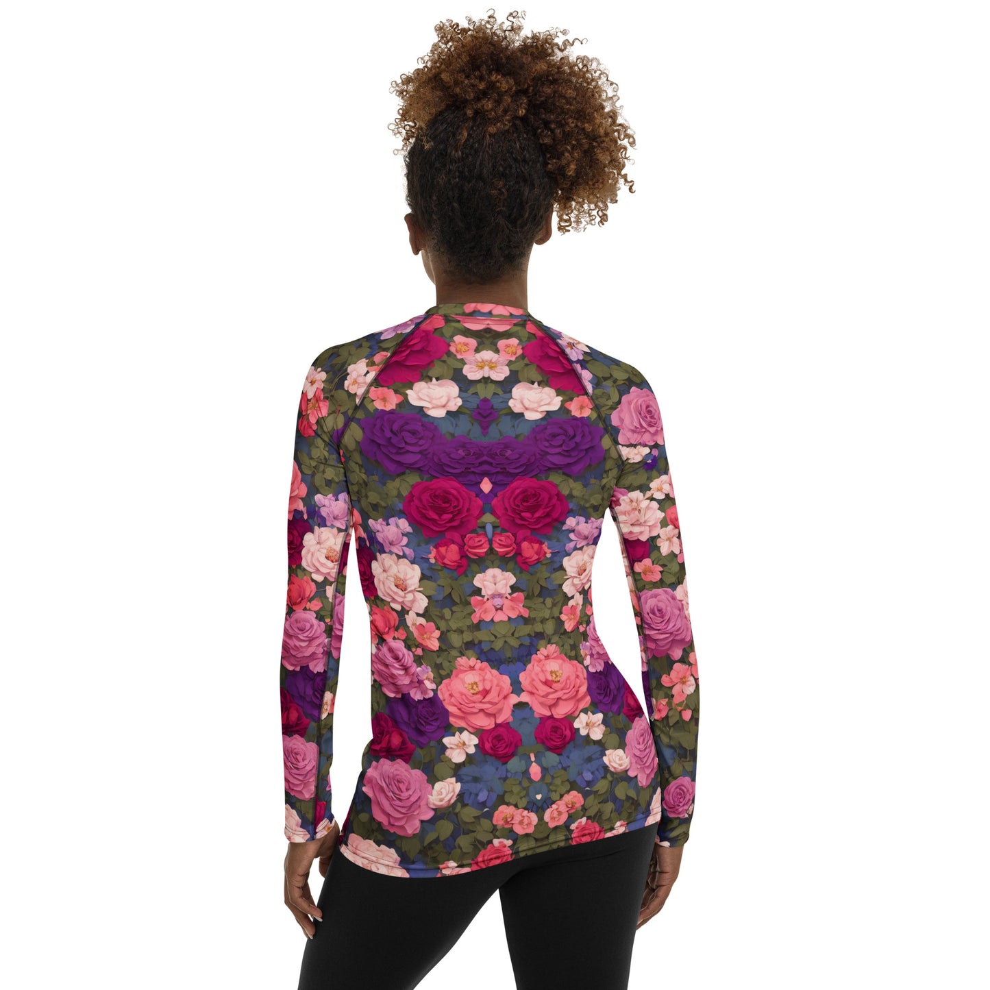 Bright Rose : Women's Rash Guard