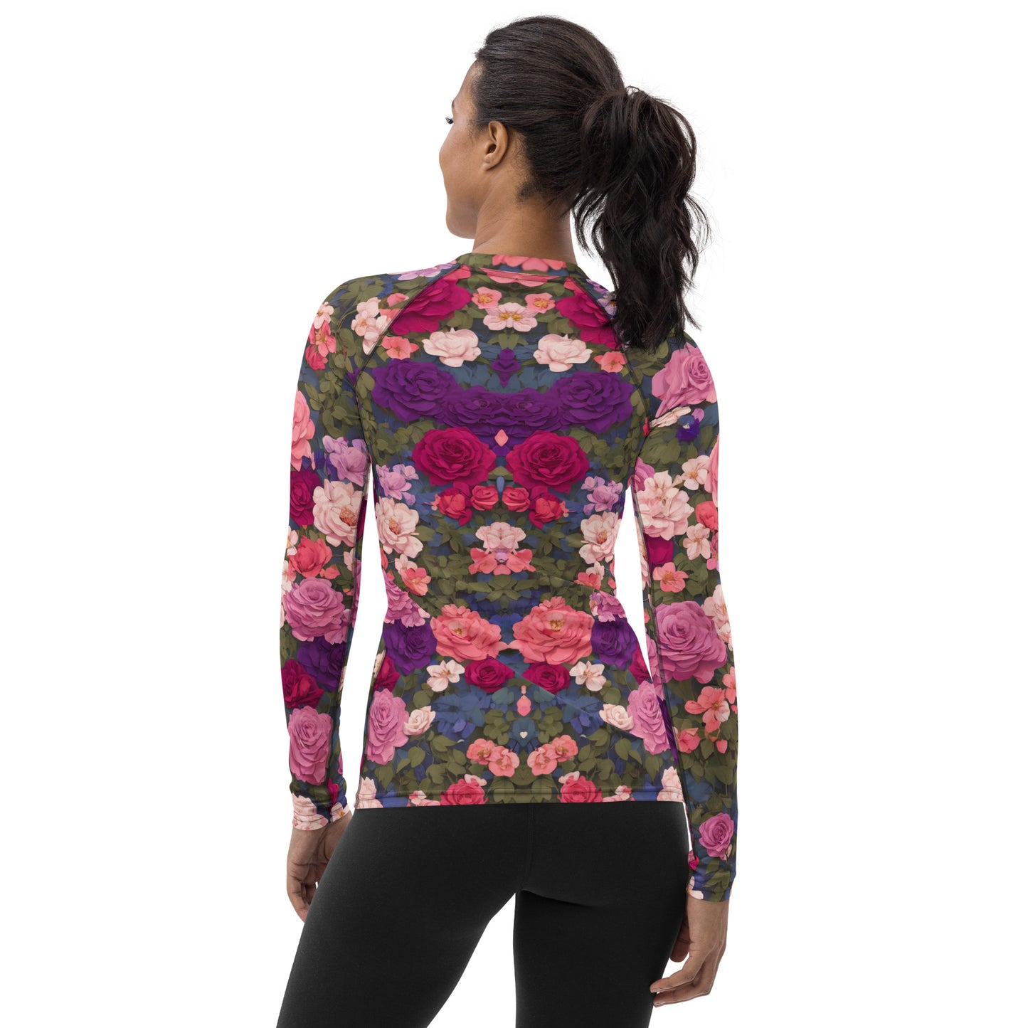Bright Rose : Women's Rash Guard