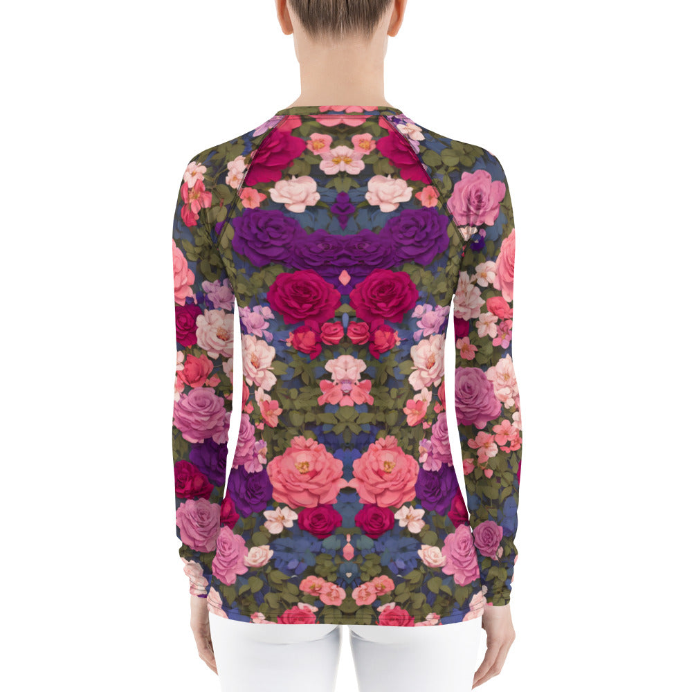 Bright Rose : Women's Rash Guard