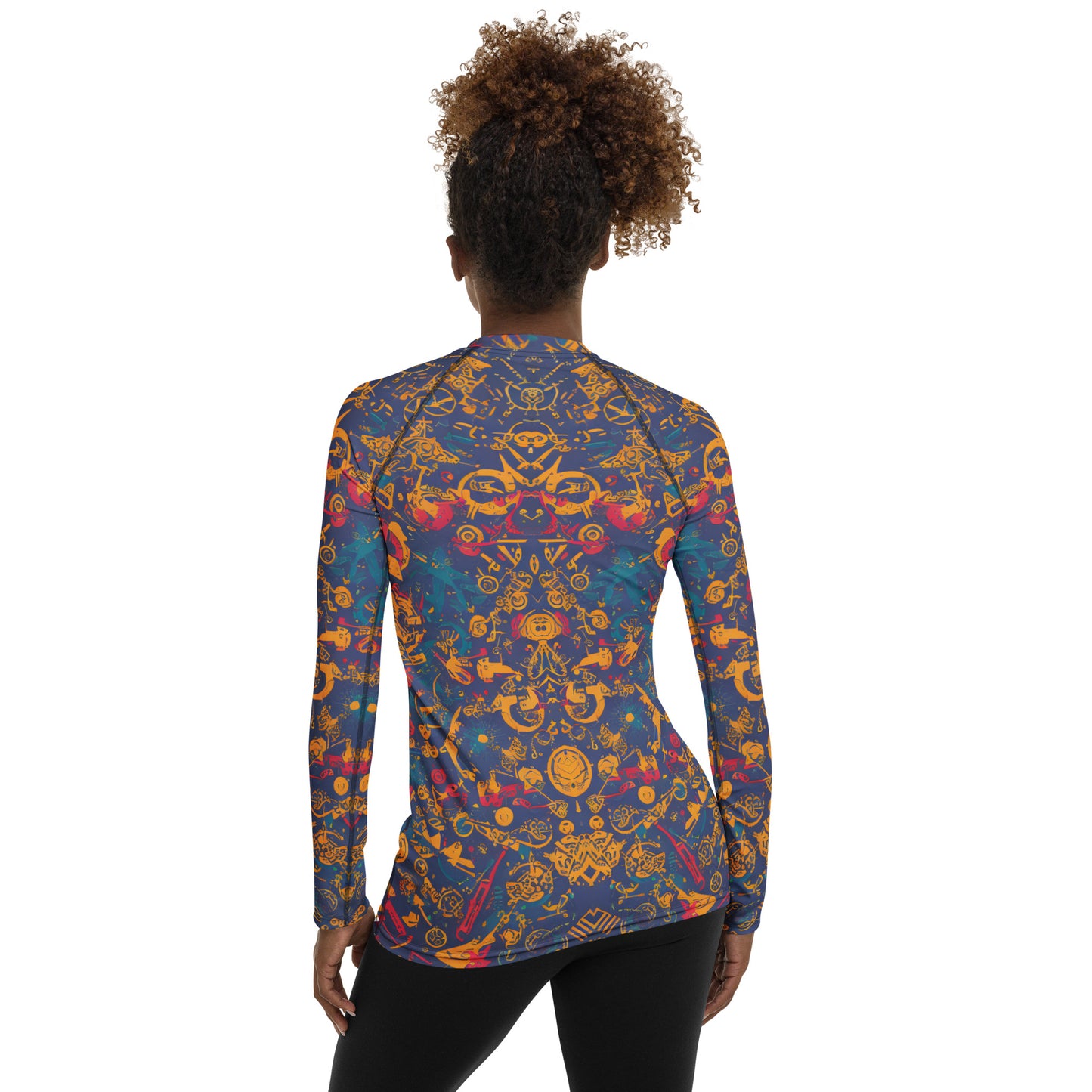 Retro Chaos : Women's Rash Guard