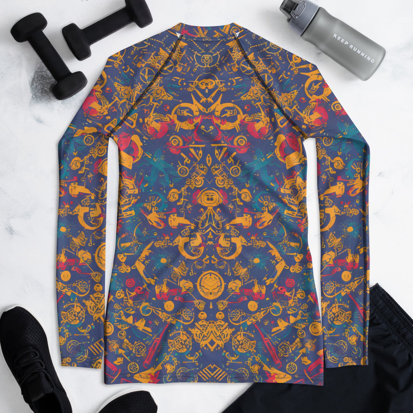 Retro Chaos : Women's Rash Guard