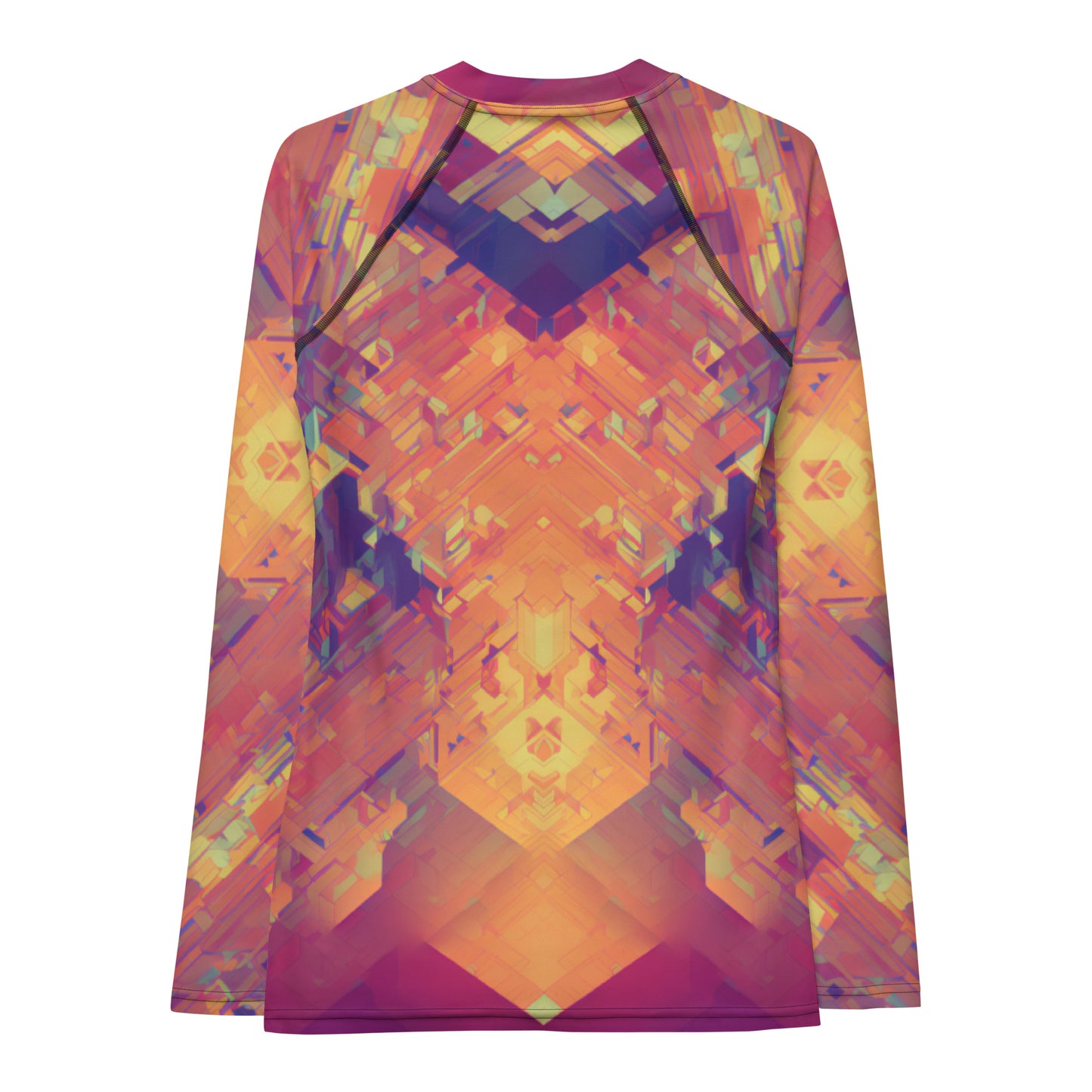 Retro Cube : Women's Rash Guard