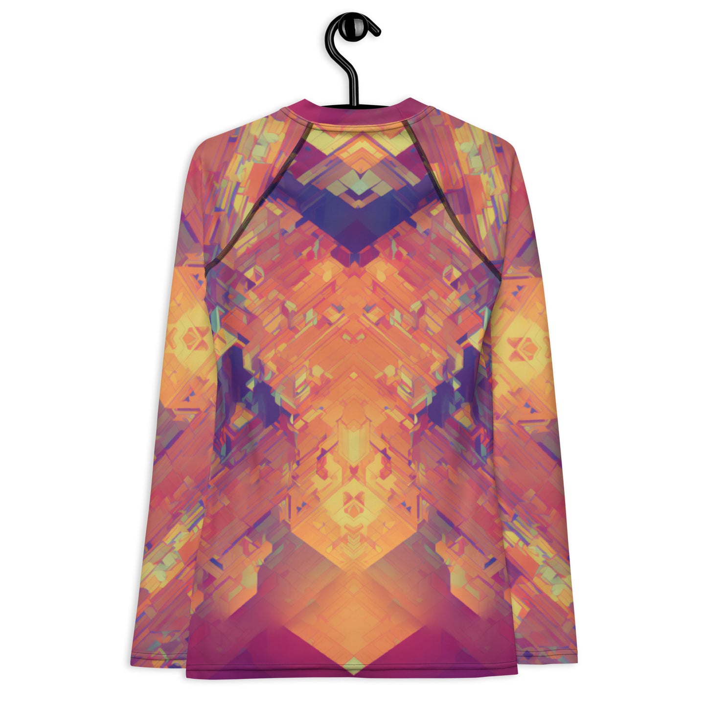 Retro Cube : Women's Rash Guard