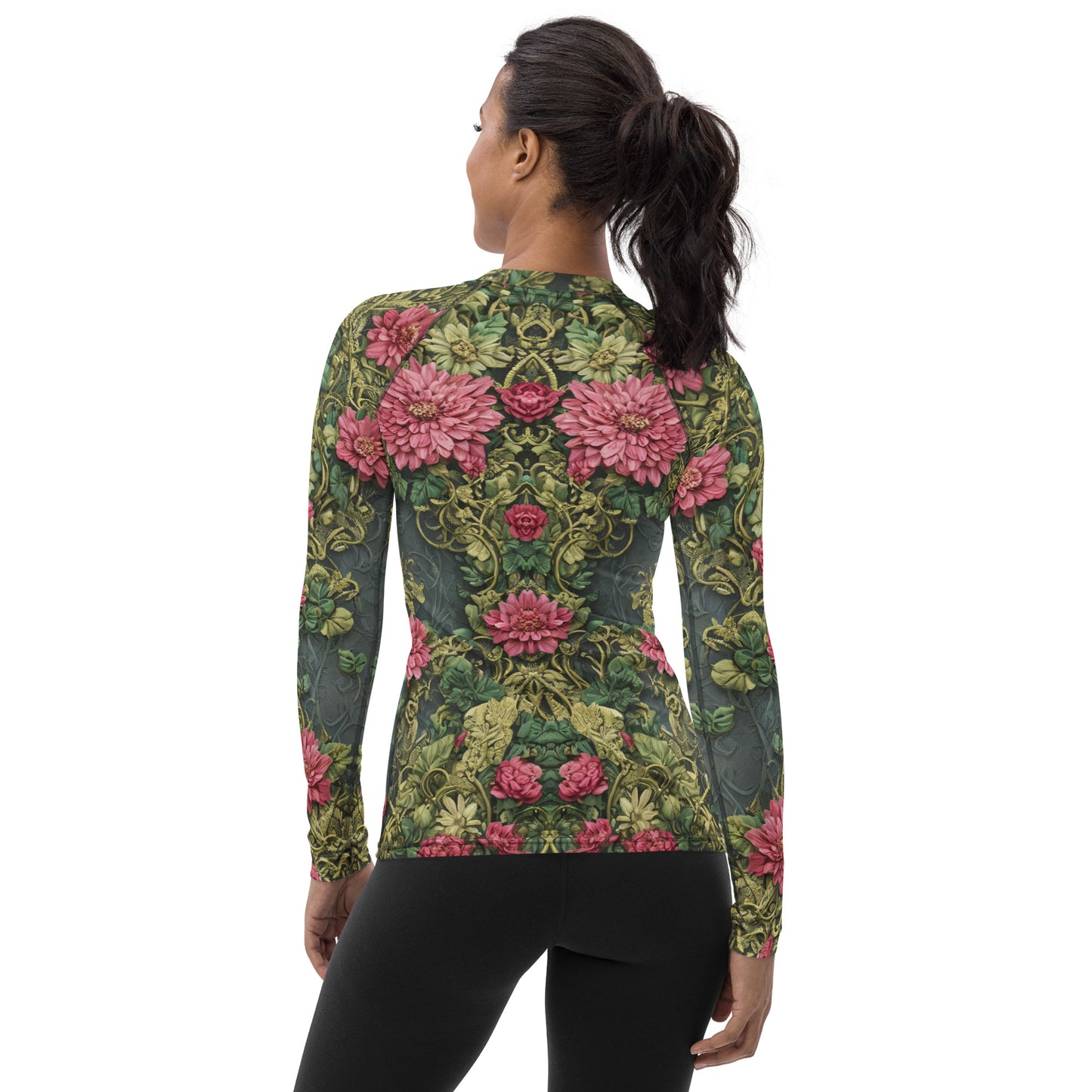 Ancient Rose : Women's Rash Guard
