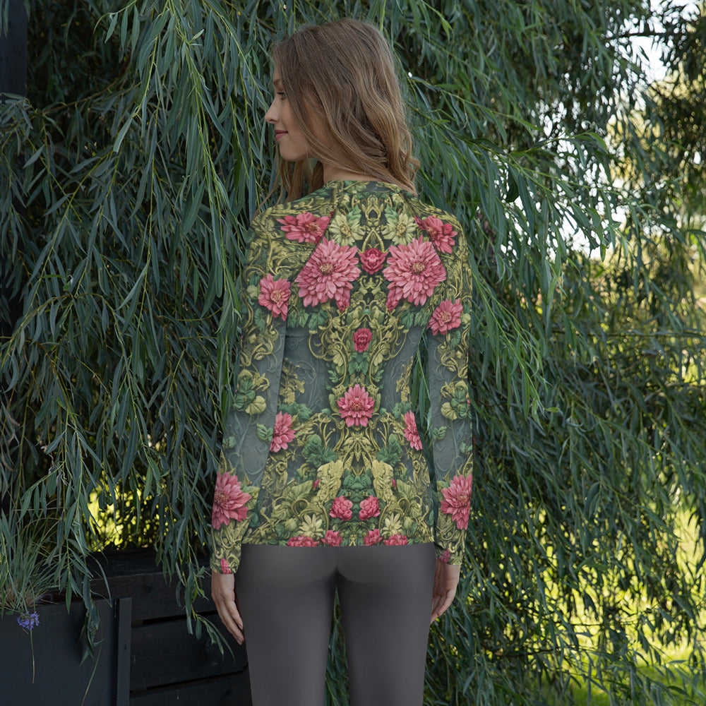 Ancient Rose : Women's Rash Guard