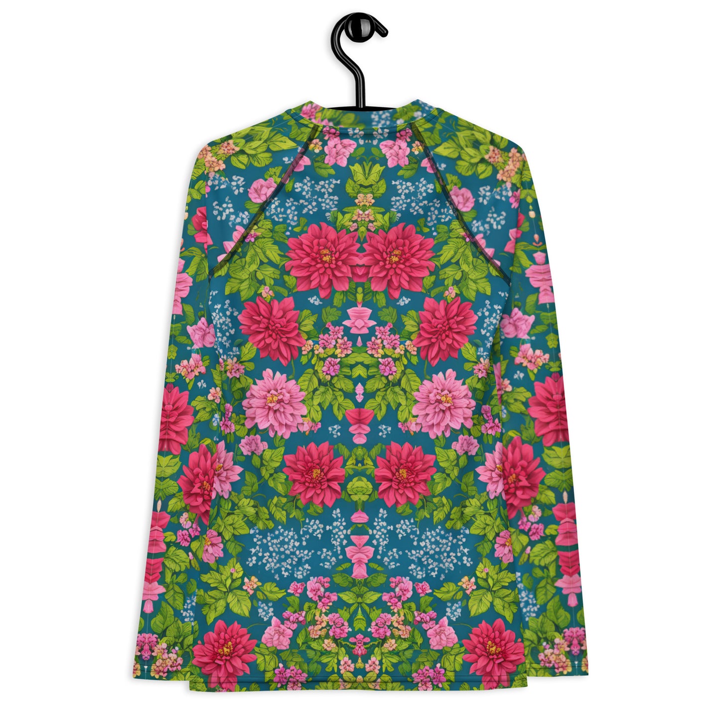 Red Floral Women's : Rash Guard