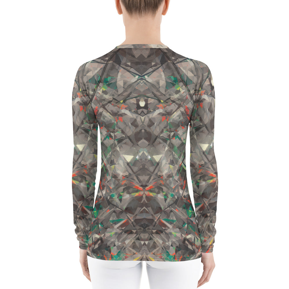 Jagged Confusion Women's Rash Guard