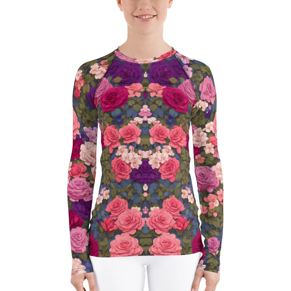 Bright Rose : Women's Rash Guard