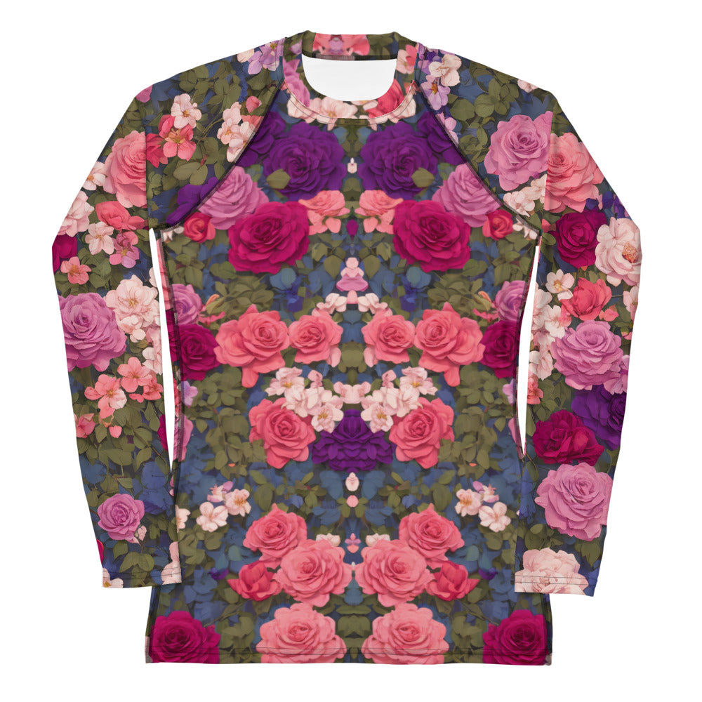Bright Rose : Women's Rash Guard