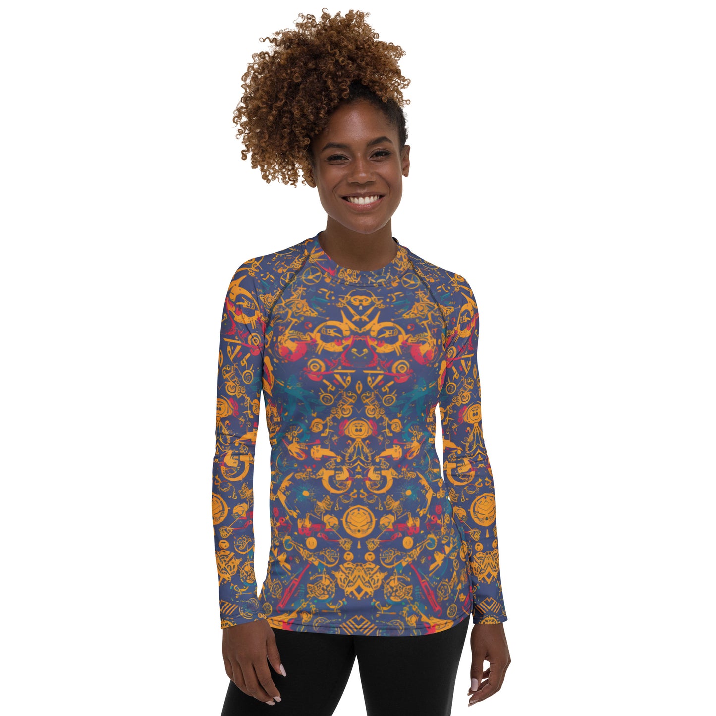 Retro Chaos : Women's Rash Guard