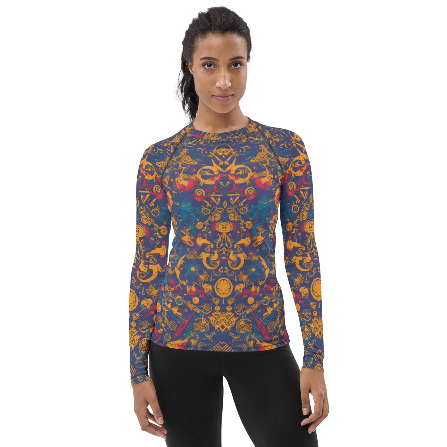 Retro Chaos : Women's Rash Guard