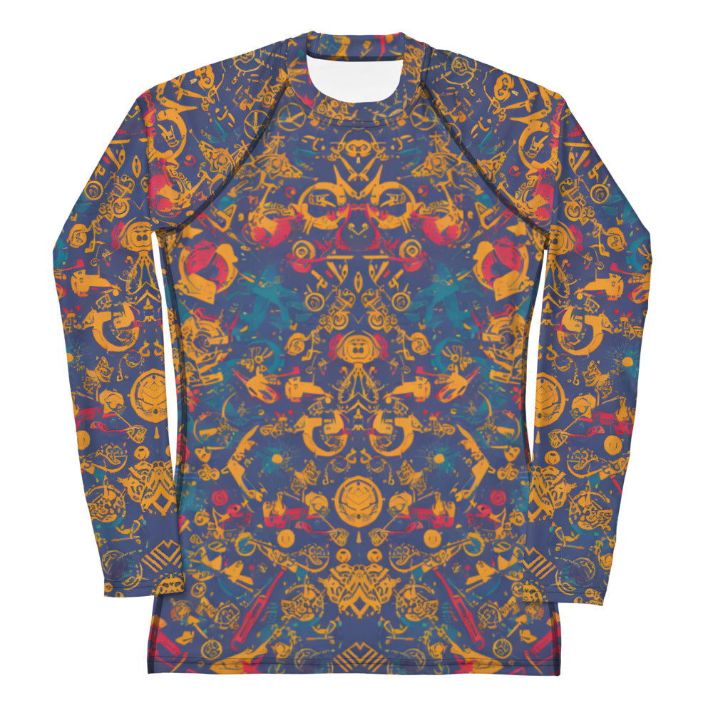 Retro Chaos : Women's Rash Guard