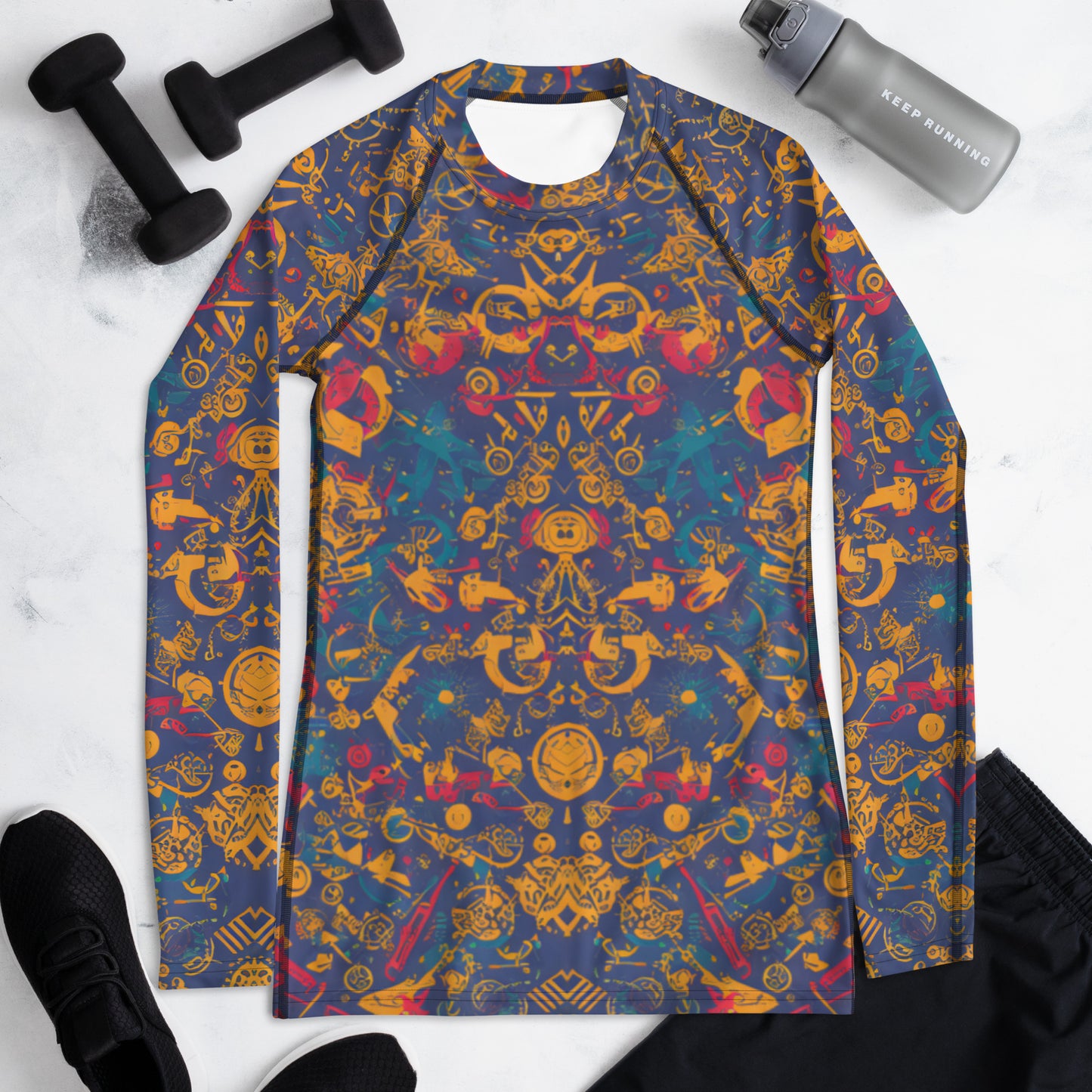 Retro Chaos : Women's Rash Guard