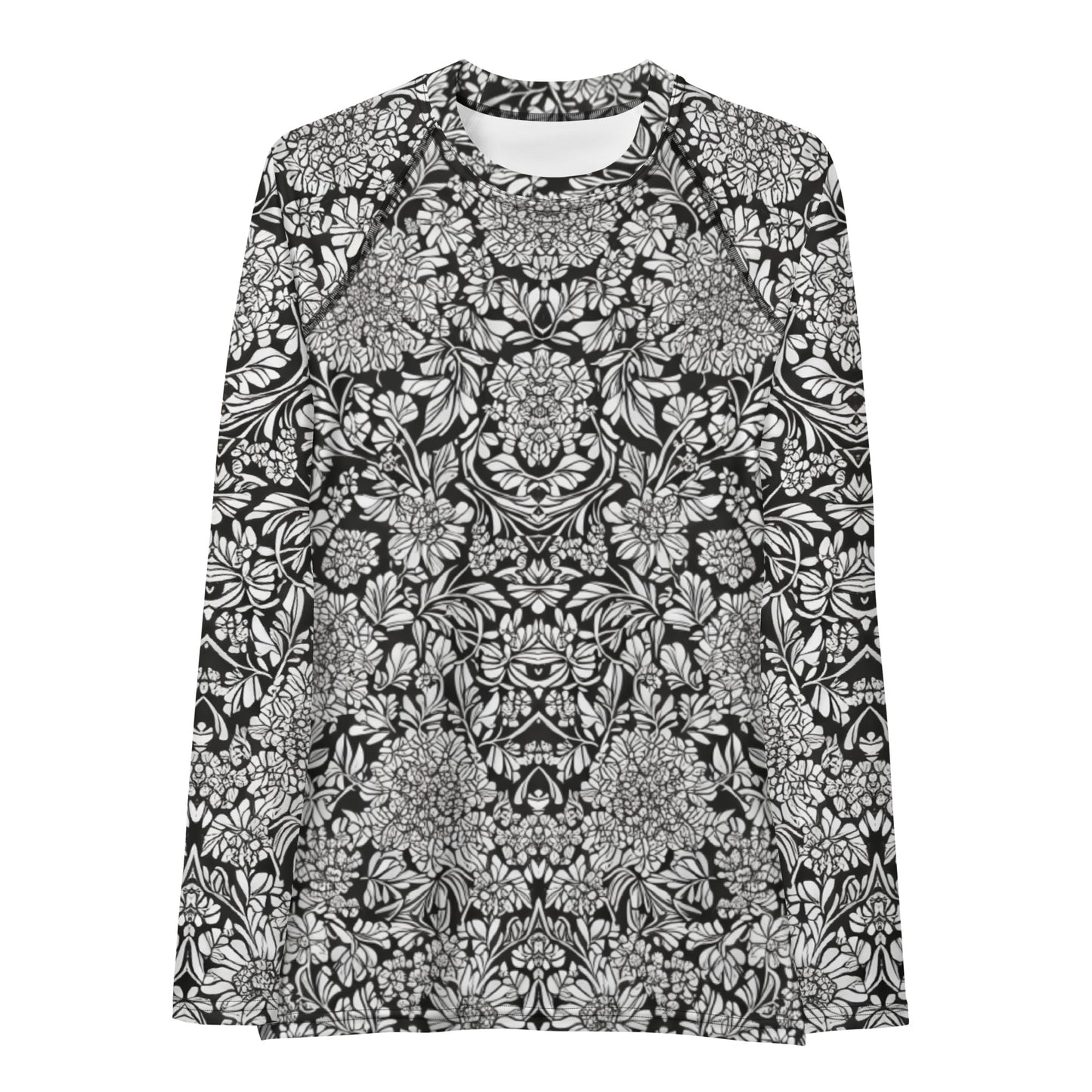 Monochrome Floral : Women's Rash Guard