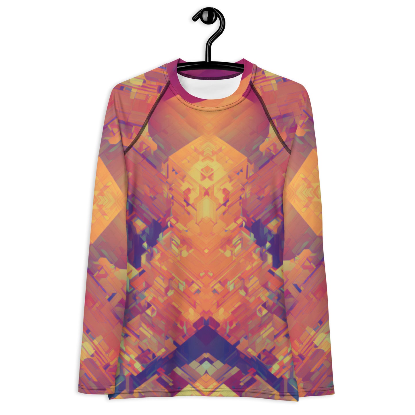 Retro Cube : Women's Rash Guard