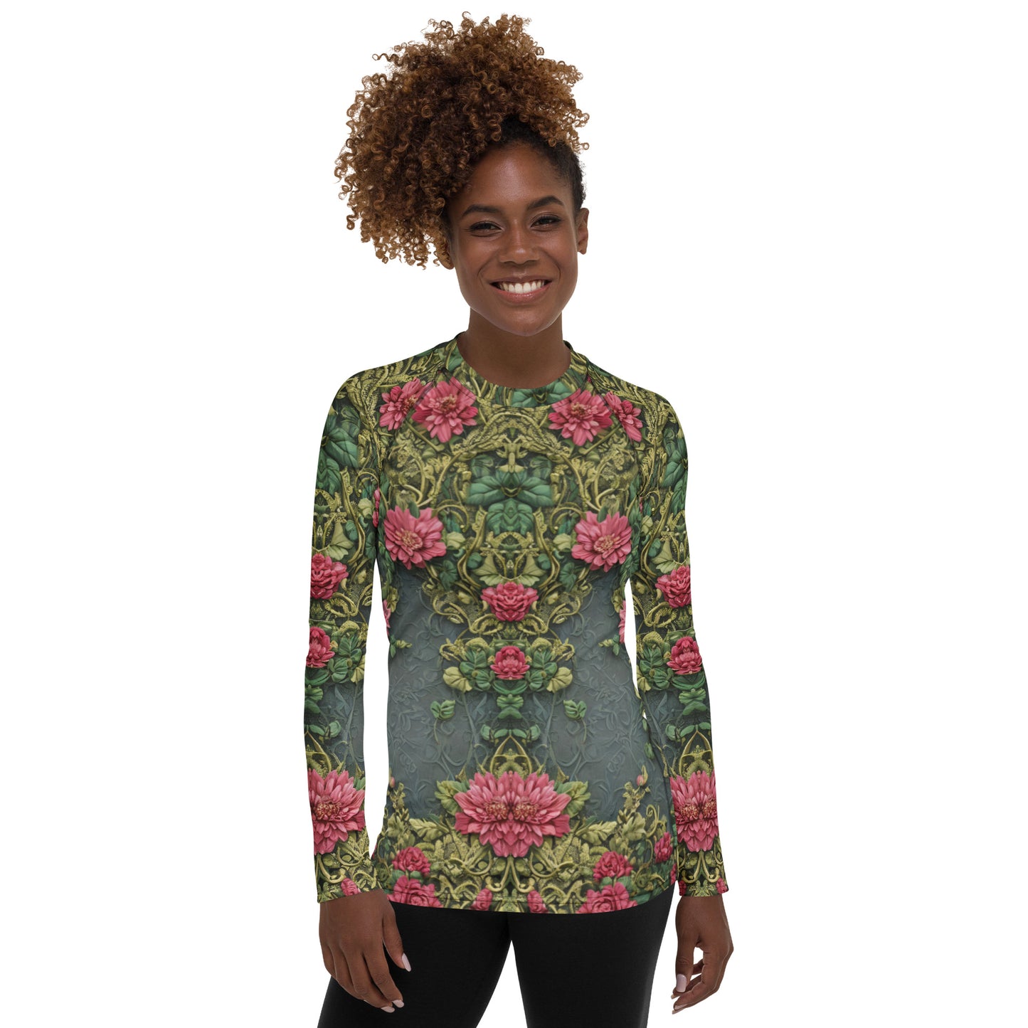 Ancient Rose : Women's Rash Guard
