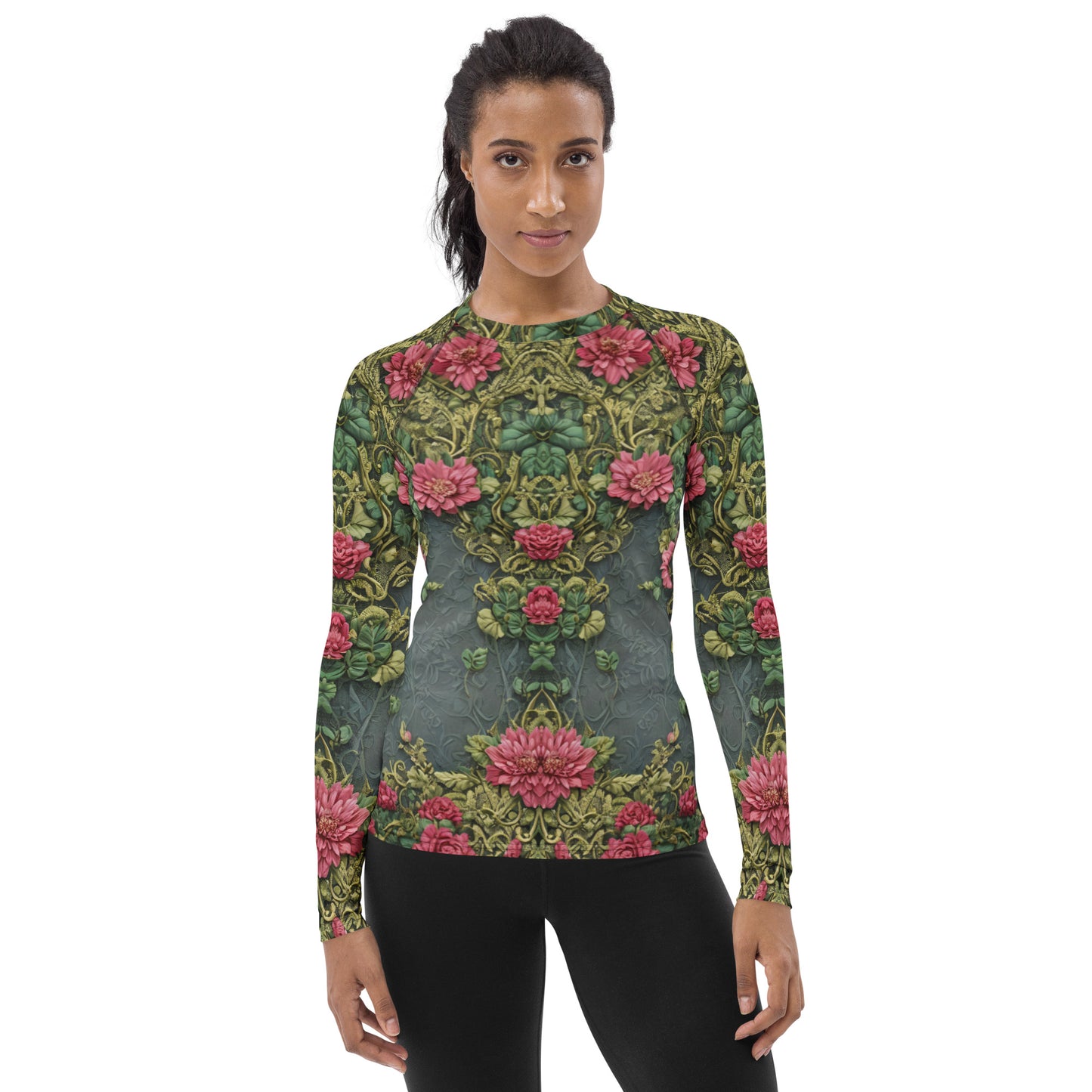 Ancient Rose : Women's Rash Guard