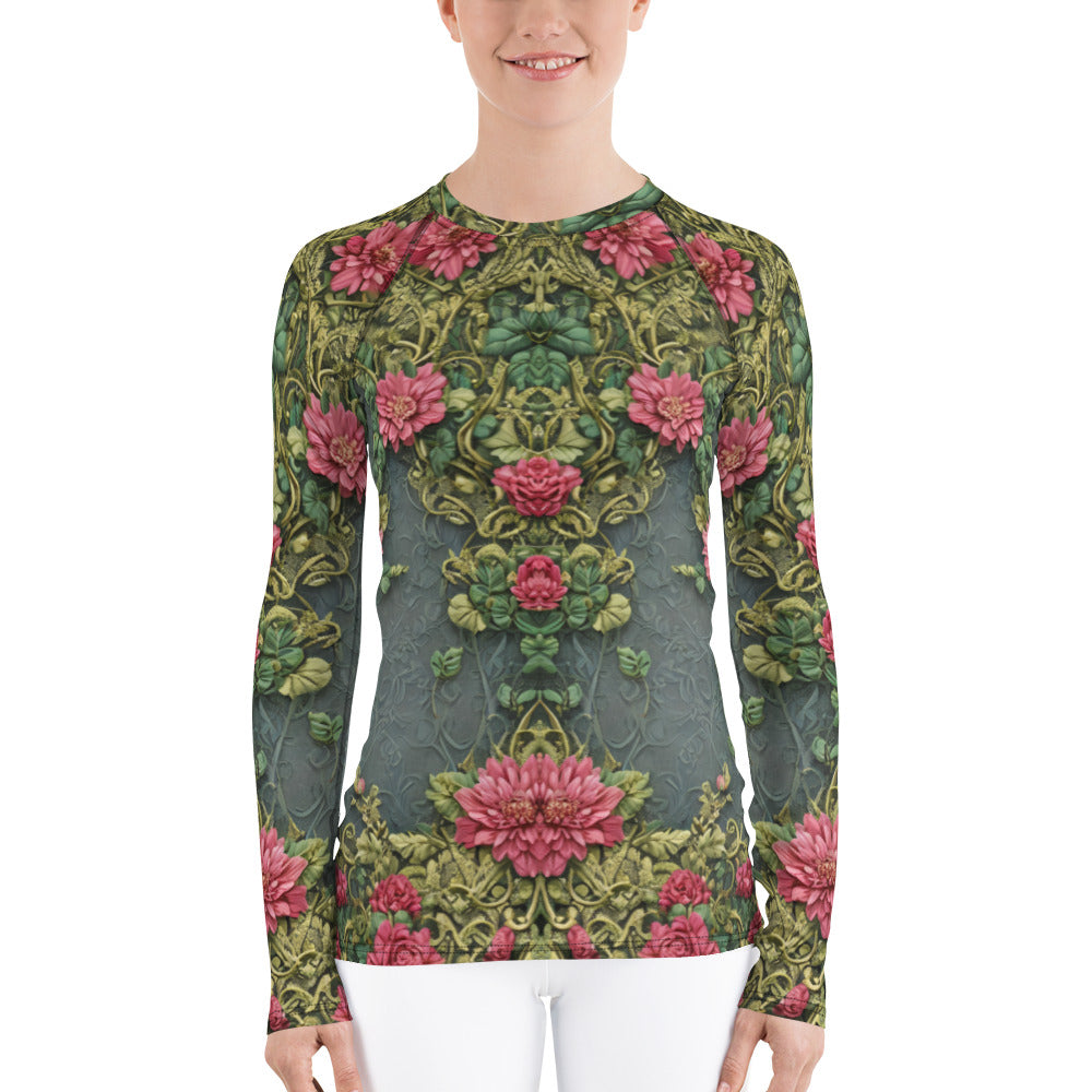 Ancient Rose : Women's Rash Guard