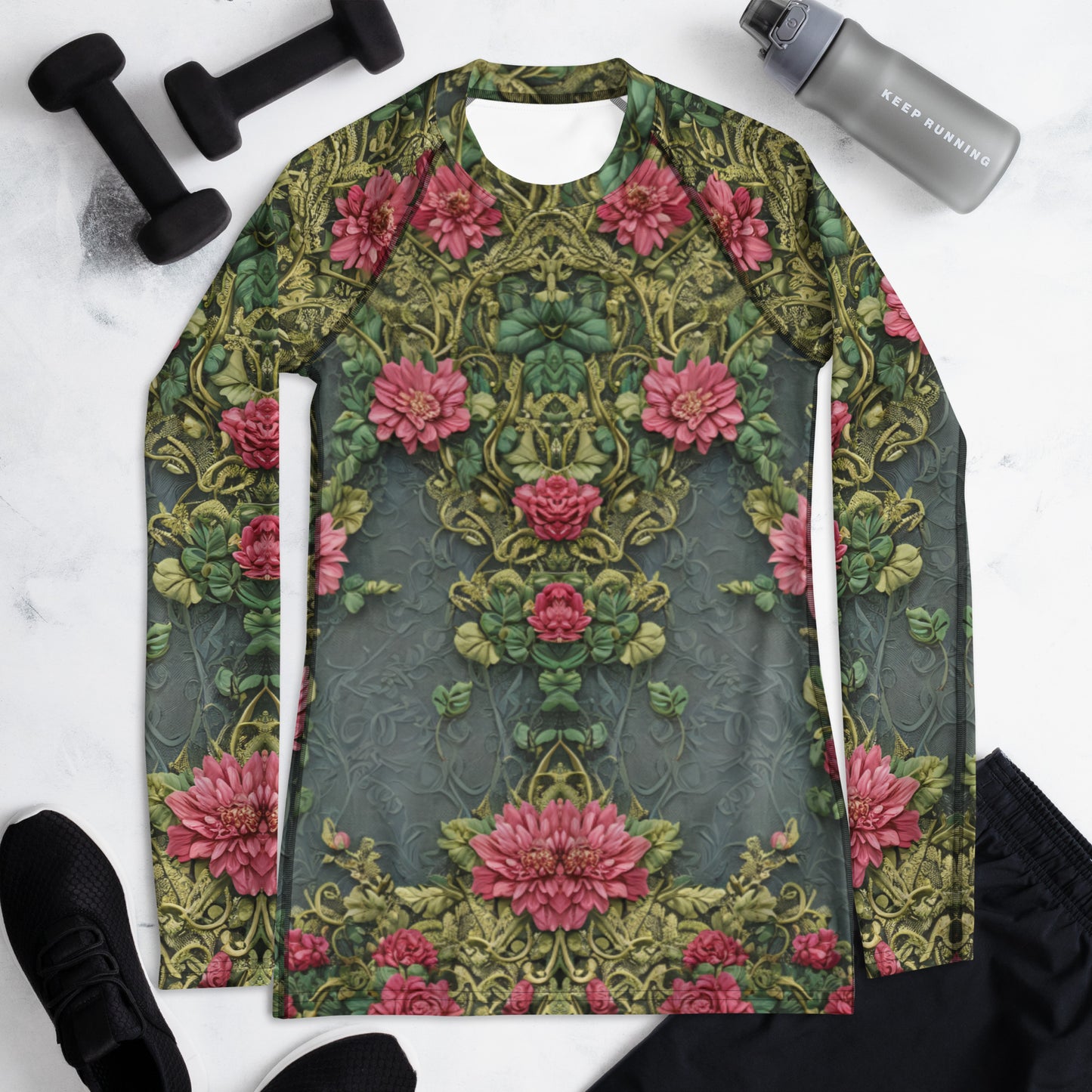 Ancient Rose : Women's Rash Guard