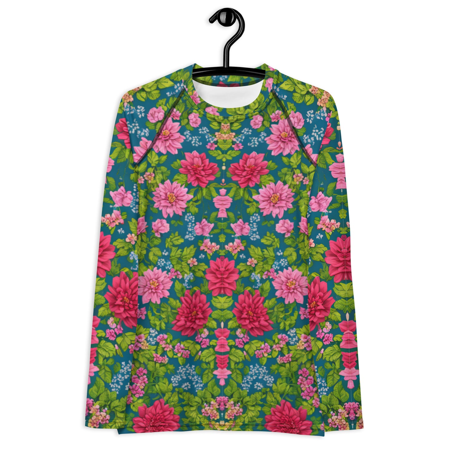 Red Floral Women's : Rash Guard