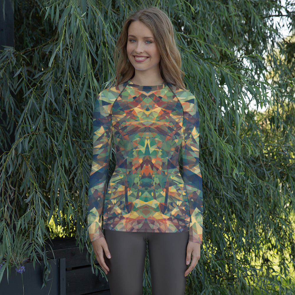 Funky Chaos Women's Rash Guard