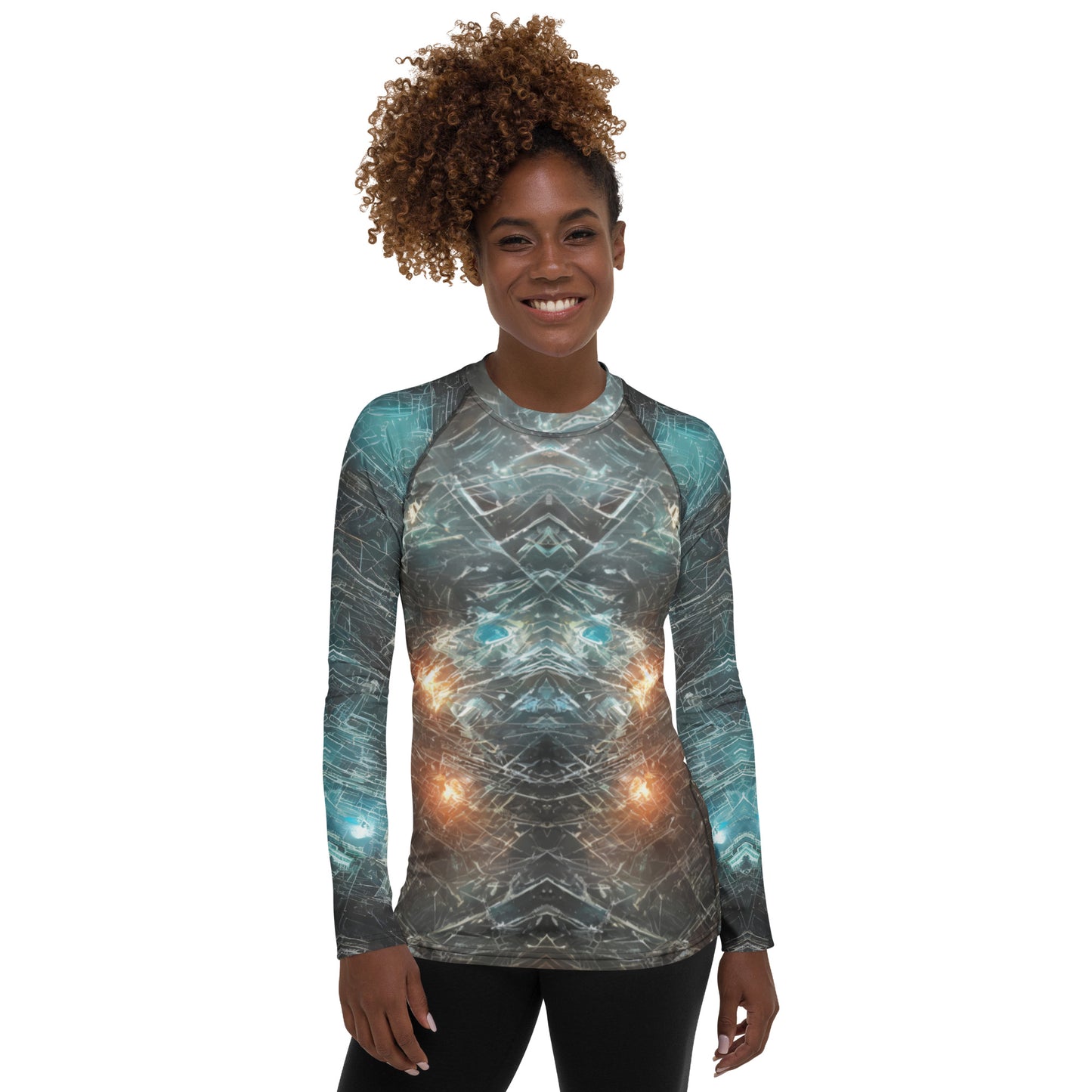 Alien Lights Women's Rash Guard