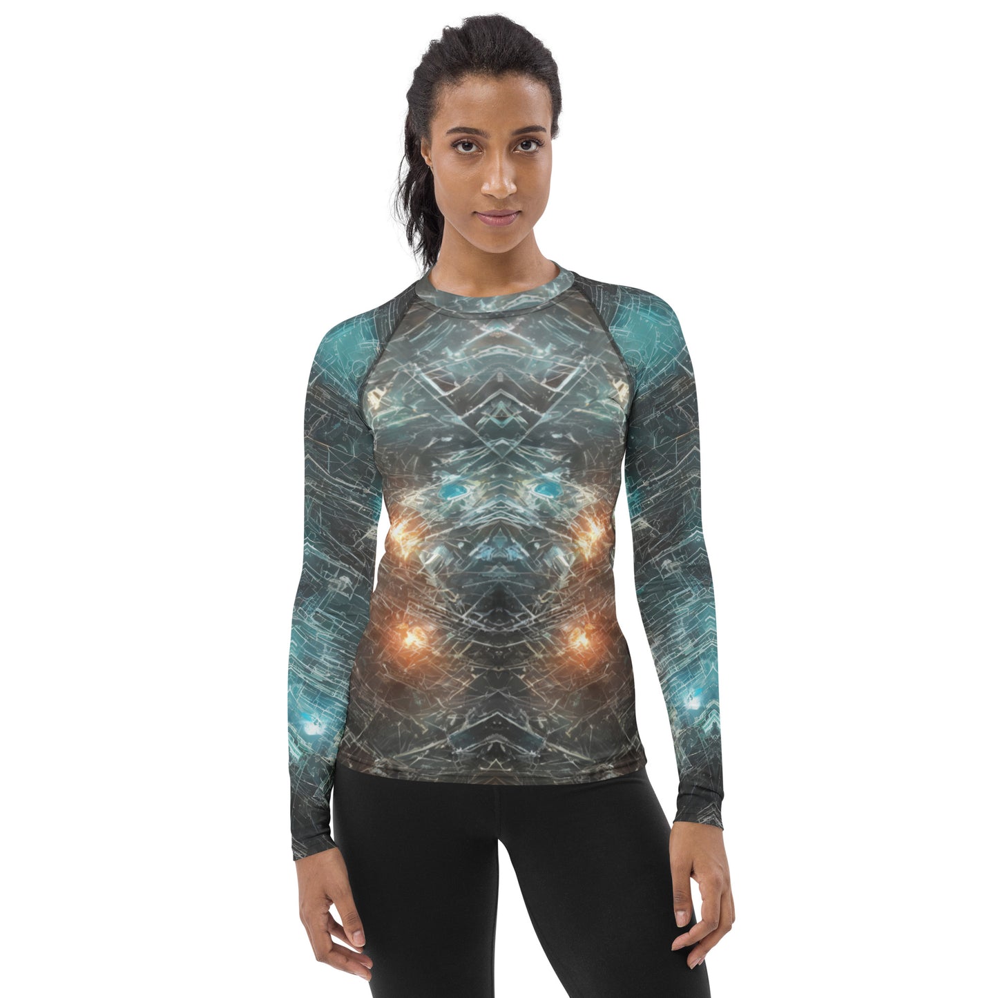 Alien Lights Women's Rash Guard