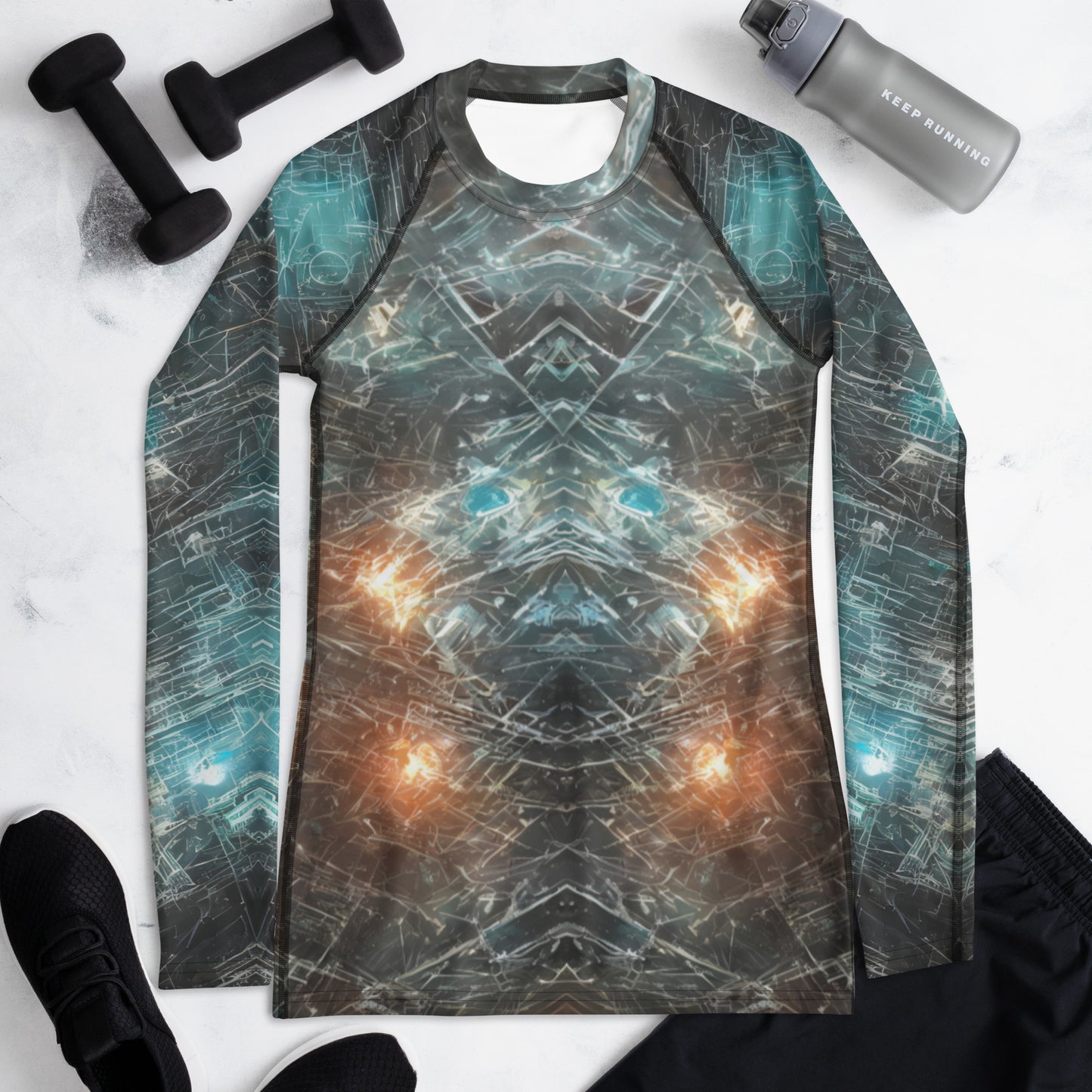 Alien Lights Women's Rash Guard