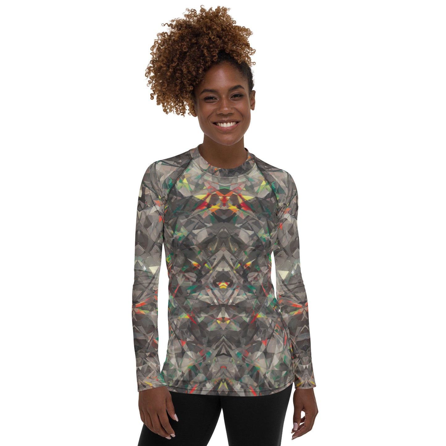 Jagged Confusion Women's Rash Guard