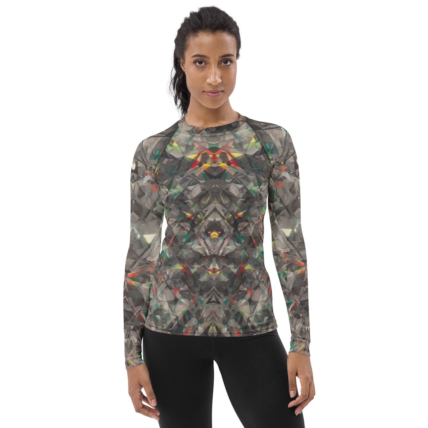 Jagged Confusion Women's Rash Guard