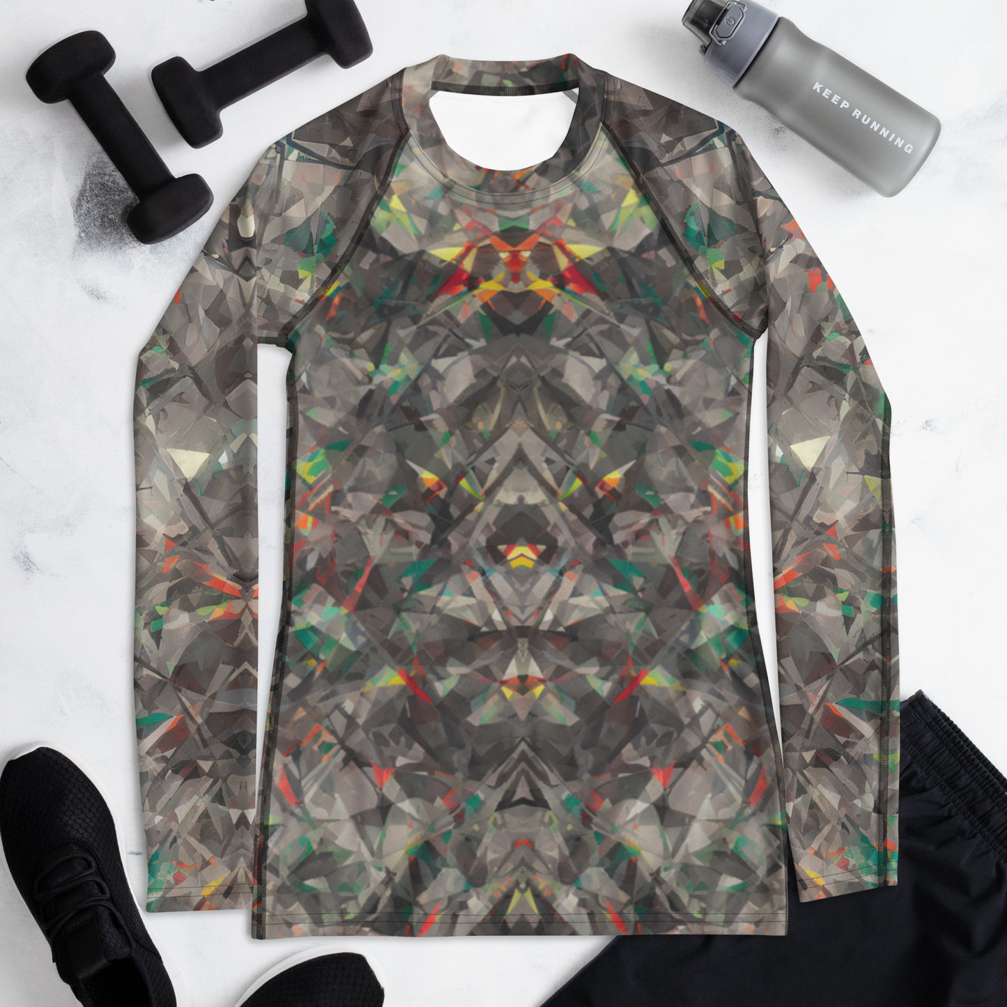 Jagged Confusion Women's Rash Guard