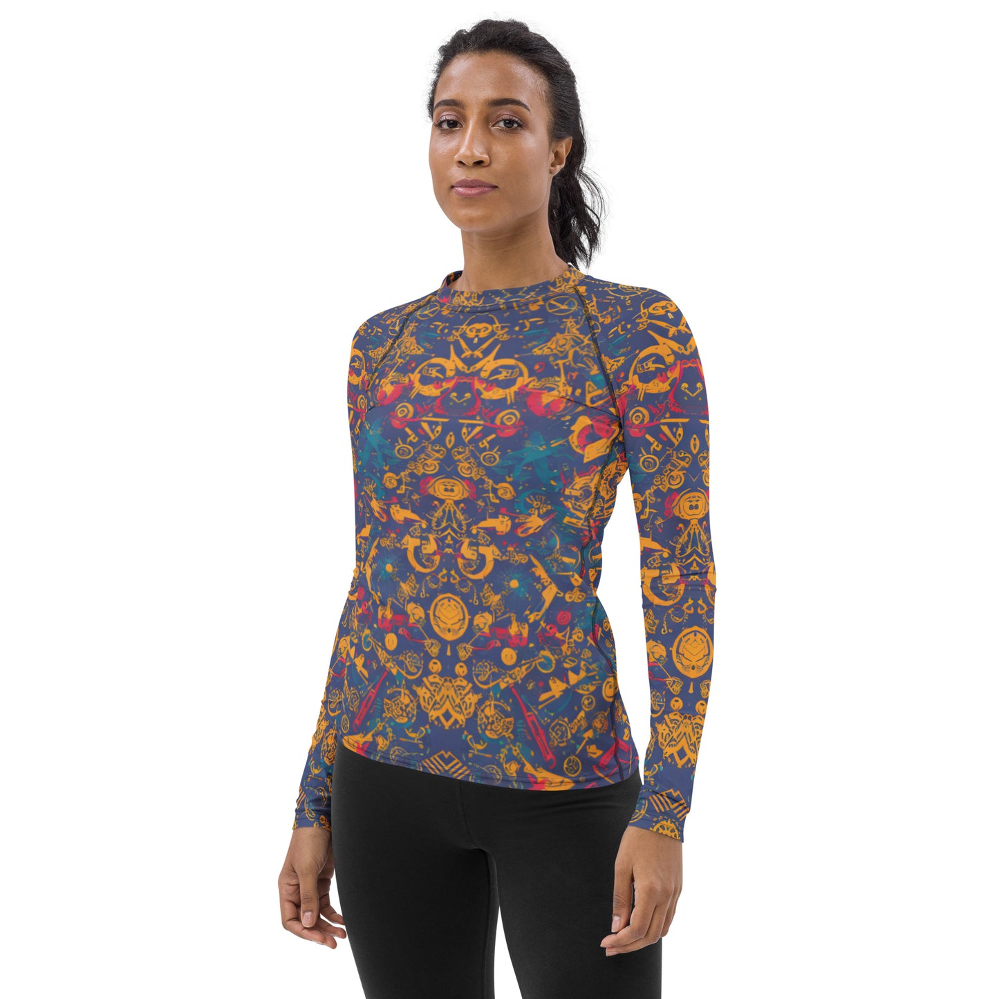 Retro Chaos : Women's Rash Guard