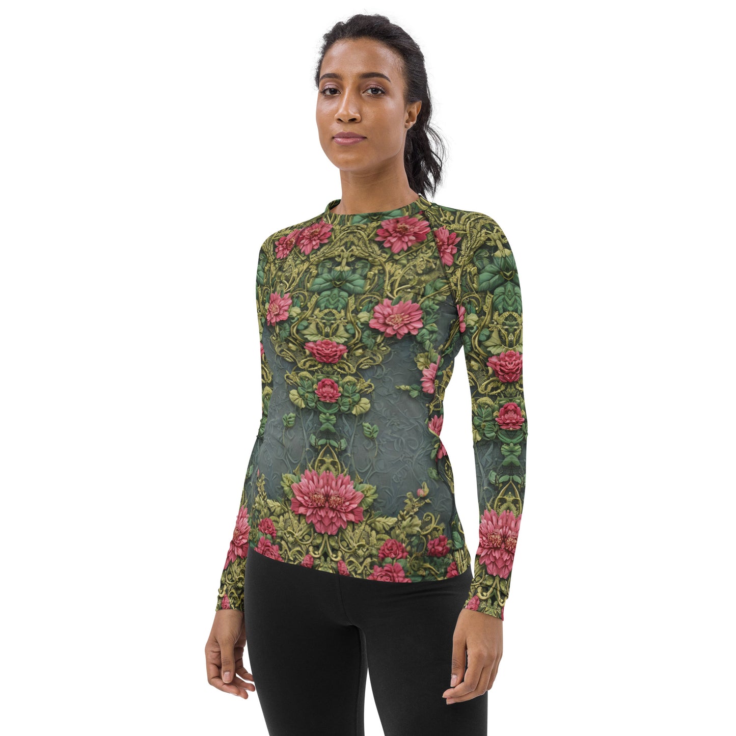 Ancient Rose : Women's Rash Guard