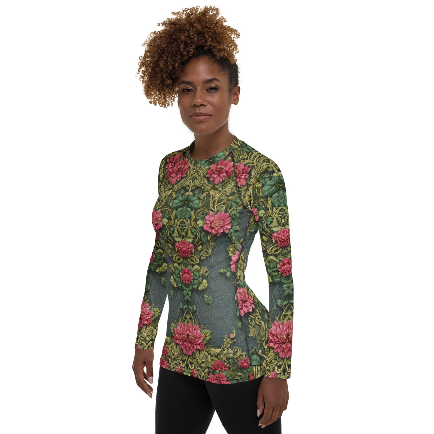 Ancient Rose : Women's Rash Guard