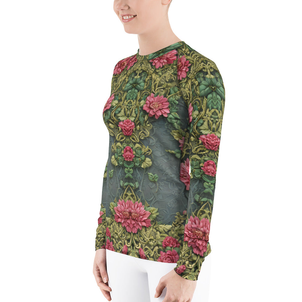 Ancient Rose : Women's Rash Guard